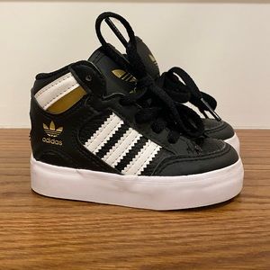 Baby Adidas hightop sneakers